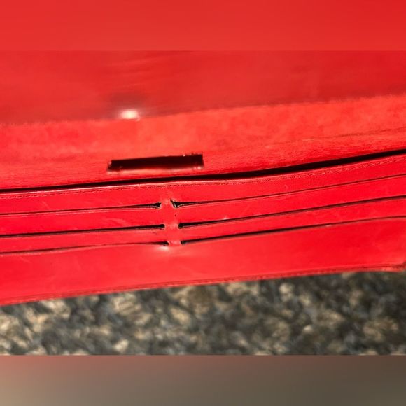 Louis Vuitton red epi long wallet - Picture 5 of 12